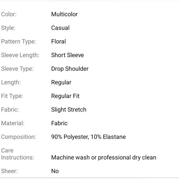 Shein EZwear Plus Button-Front Shirt - Picture 4 of 5